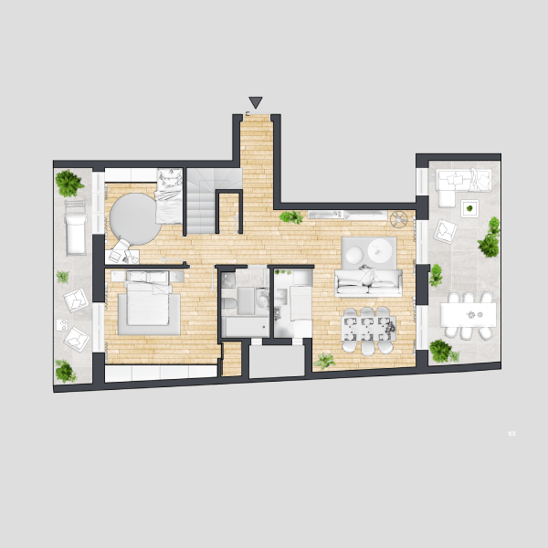 Penthouse 3 - Luke Sucica, Cenzar Nekretnine Subotica